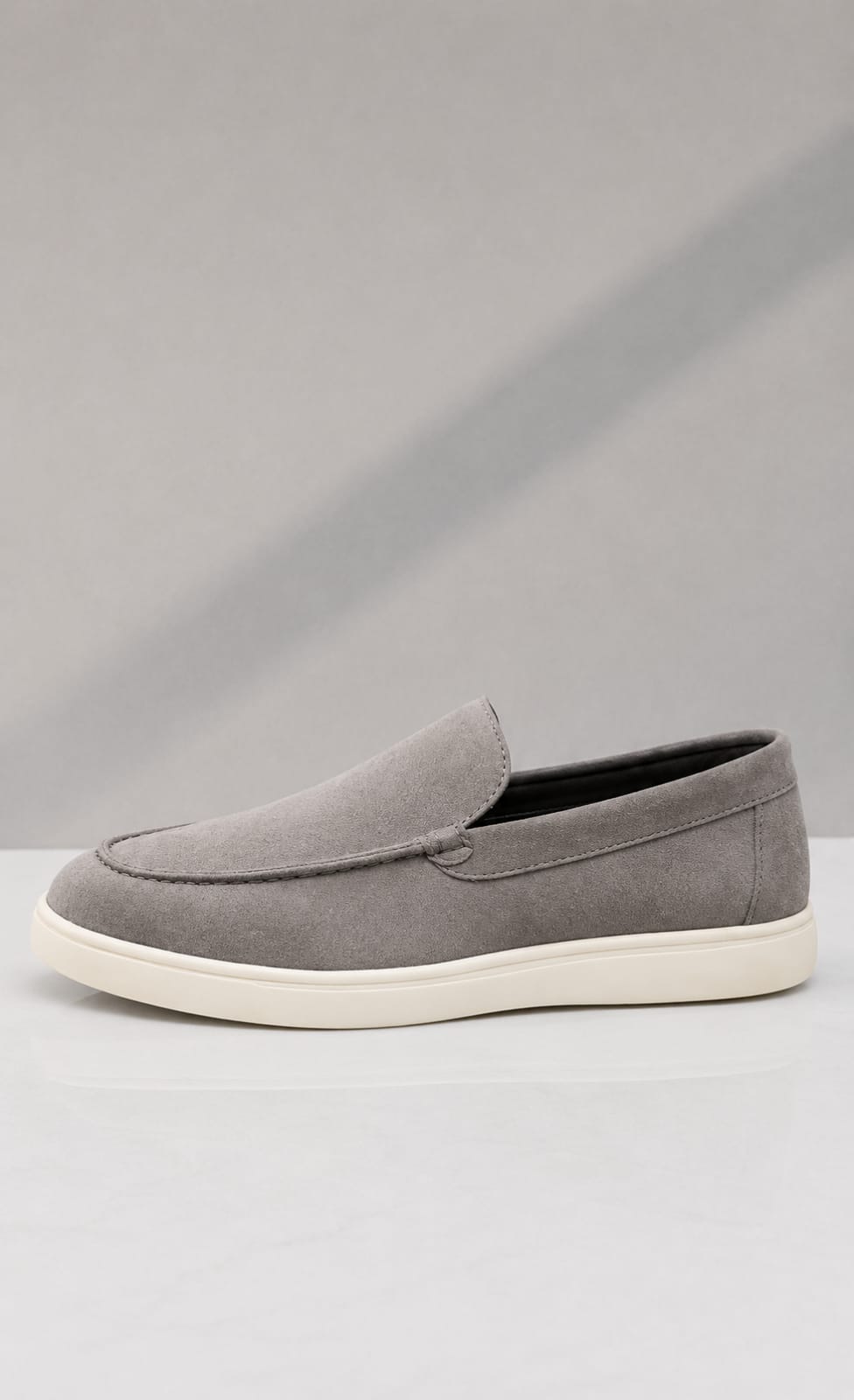 Mara Kadam men's premium suede slip-on loafer – close-up of suede material