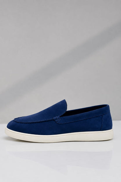 Mara Kadam men's premium suede slip-on loafer – side profile view