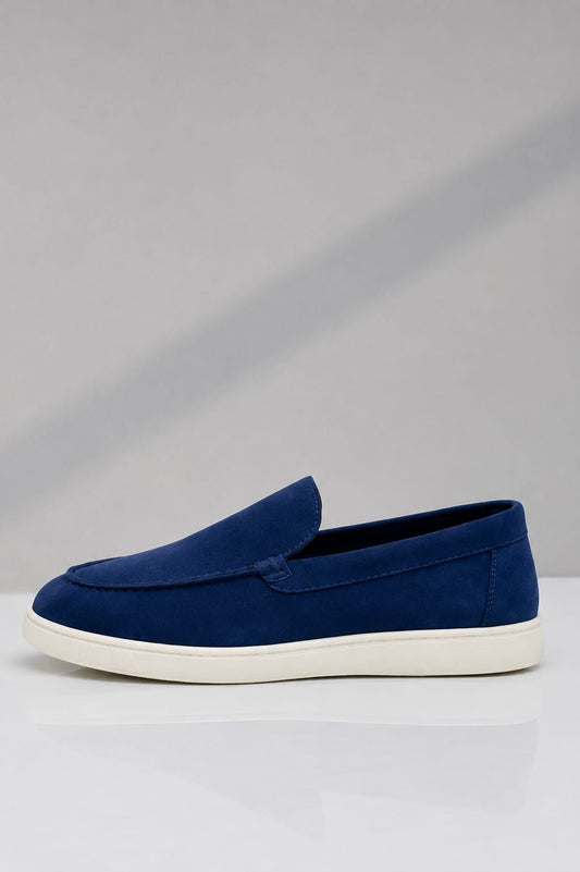 Mara Kadam men's premium suede slip-on loafer – side profile view